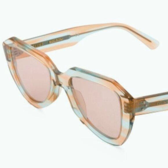 Celine 52mm Designer Sunglasses orange green - Picture 2 of 7